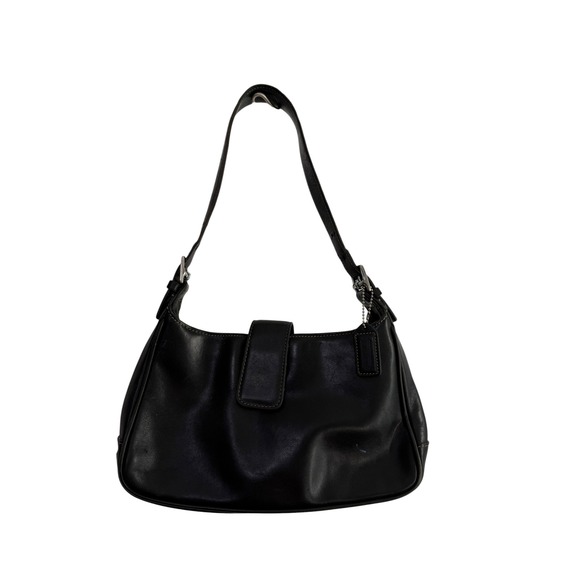 Coach Handbags - Coach Soho Black Leather Small Hobo Bag Vintage 7789 Contrast Stitch Costa Rica